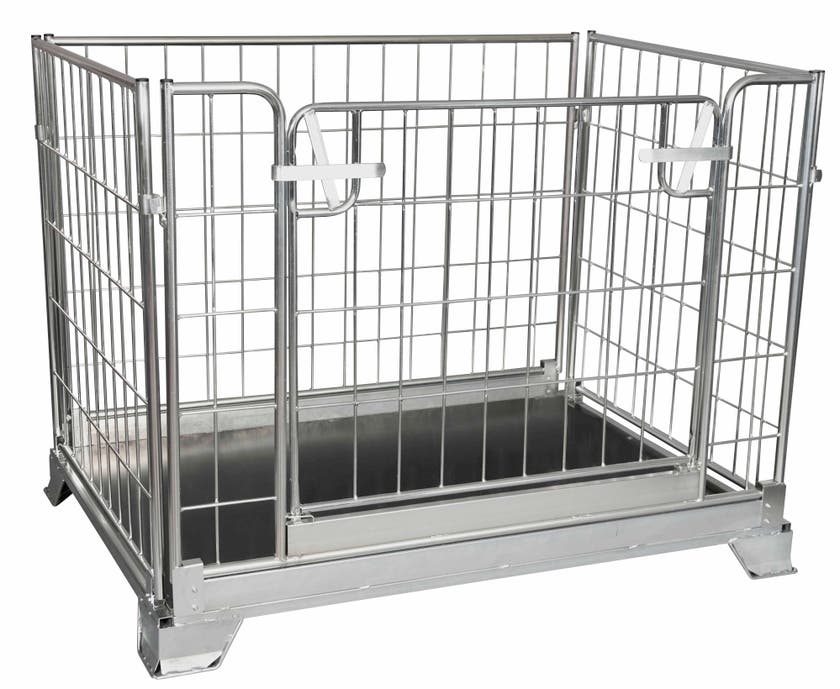 KOMPRIMERBAR PALLCONTAINER 1200 MM ELFÖRZINKAD