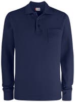 PIKÉ L/Ä BASIC MÖRK MARIN XS n XS