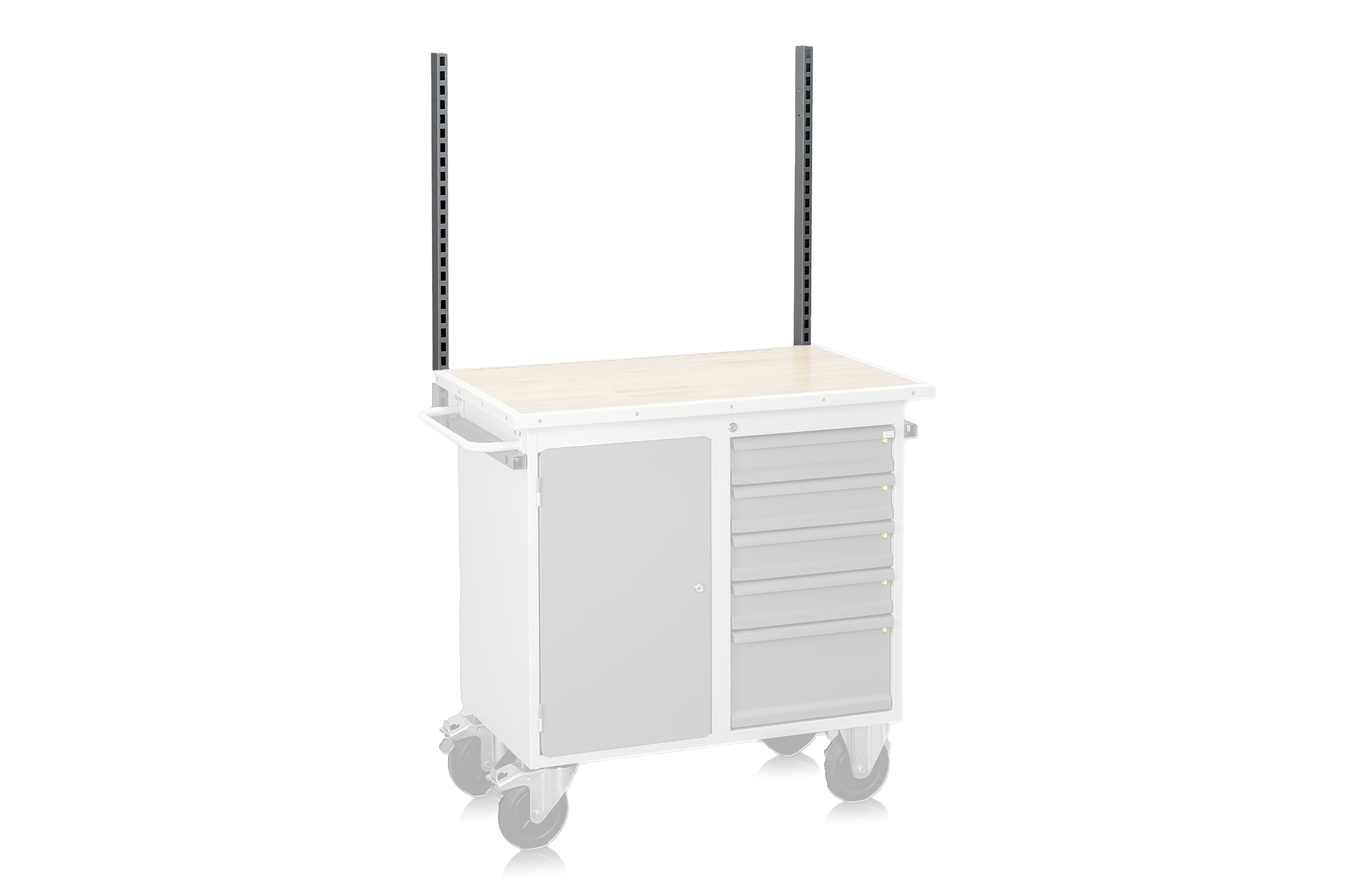 Perforerade Pelare för Mobil A rbetsbänk