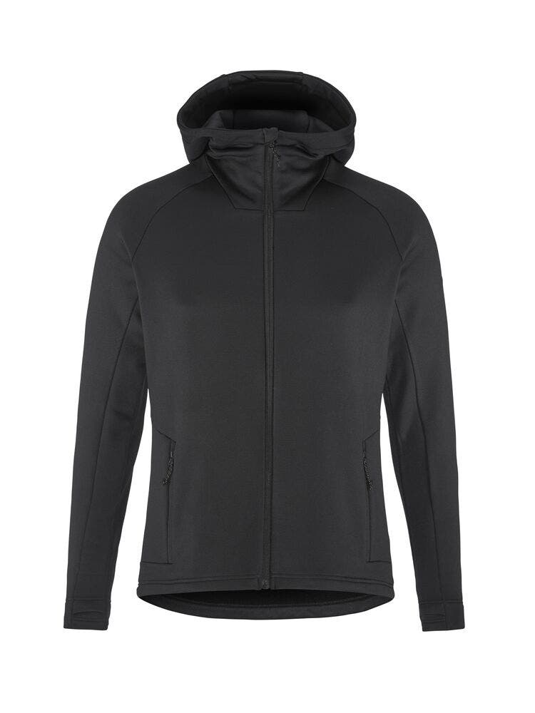 ADV EXPLORE POWER FLEECE HOOD JKT M BLACK 4XL