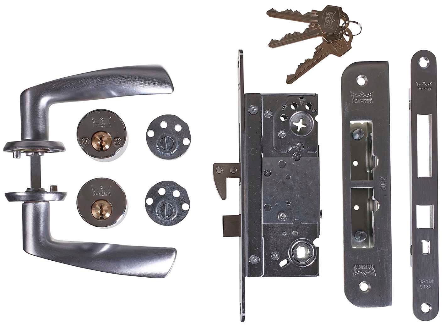 YTTERDÖRRSATS INKL LÅSHUS