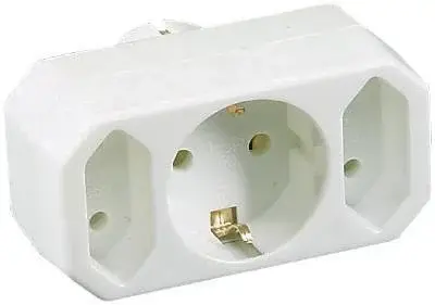 GRENPROPP 3-VÄG 1 SCHUKO 2 EUR