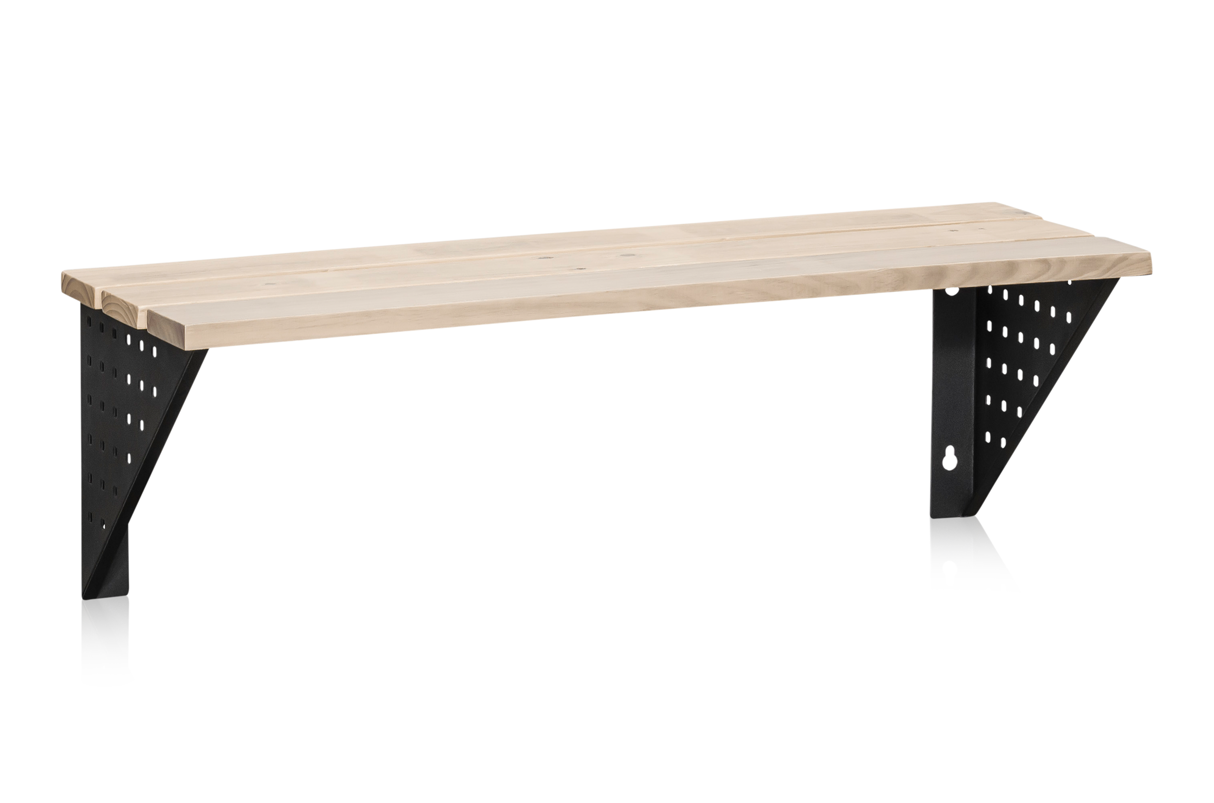 Sittbänk vägghängd 1000mm furu