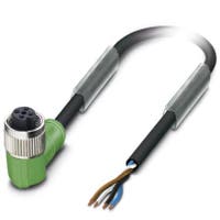 KABEL M12 10M HONA 90° 4-POL SAC-4P-10,0-PUR/M12FR