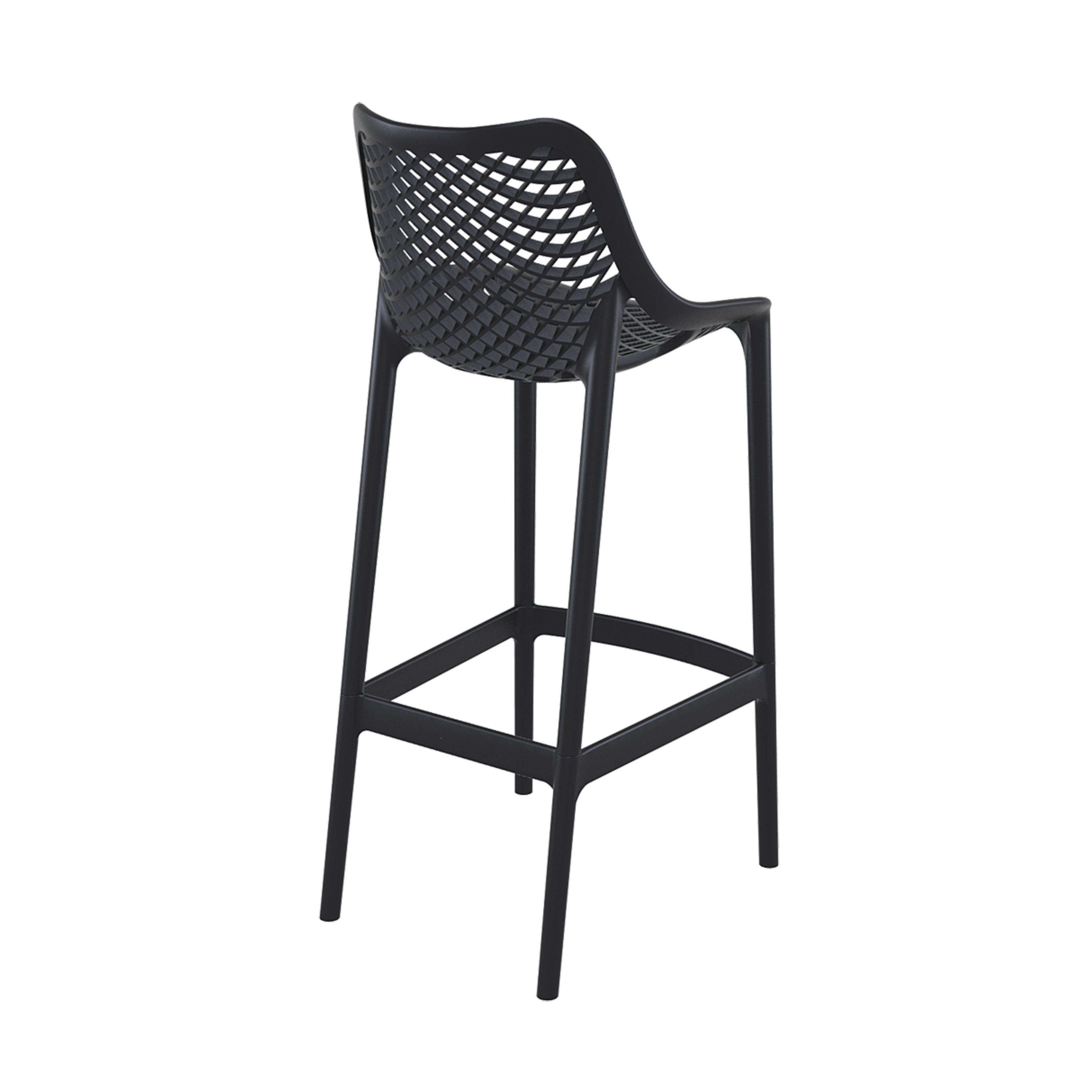 Air barstol 75 cm, svart