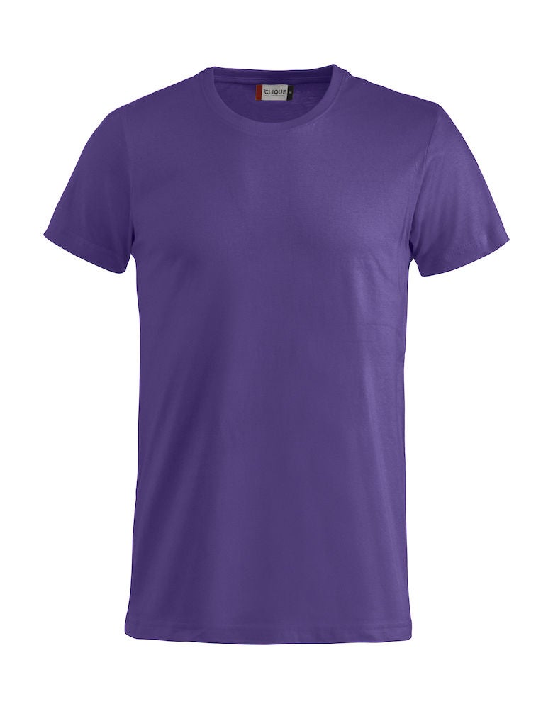 T-SHIRT LILA L BASIC-T