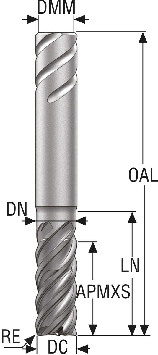 PINNFRÄS HM JS755100E3R050.9Z5-HXT
