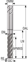 PINNFRÄS HM JS754160E3R050.9Z4-HXT