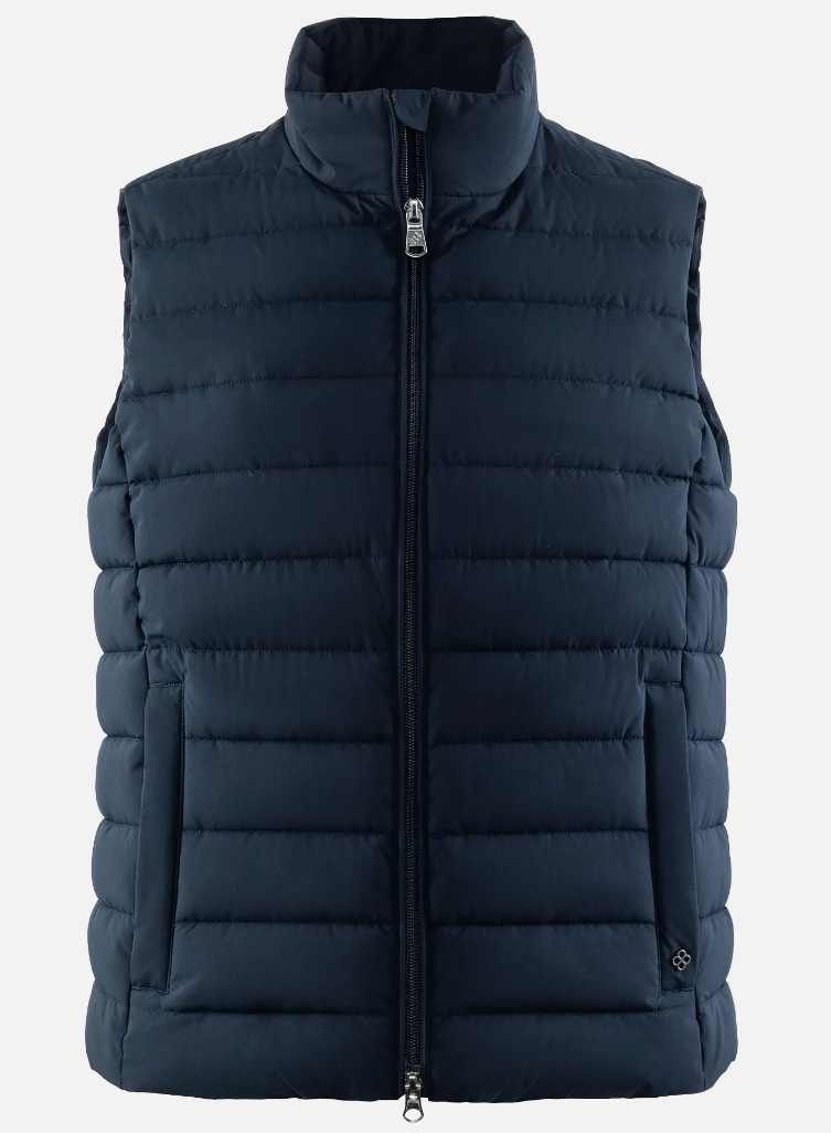 W DELANO VEST NAVY XS