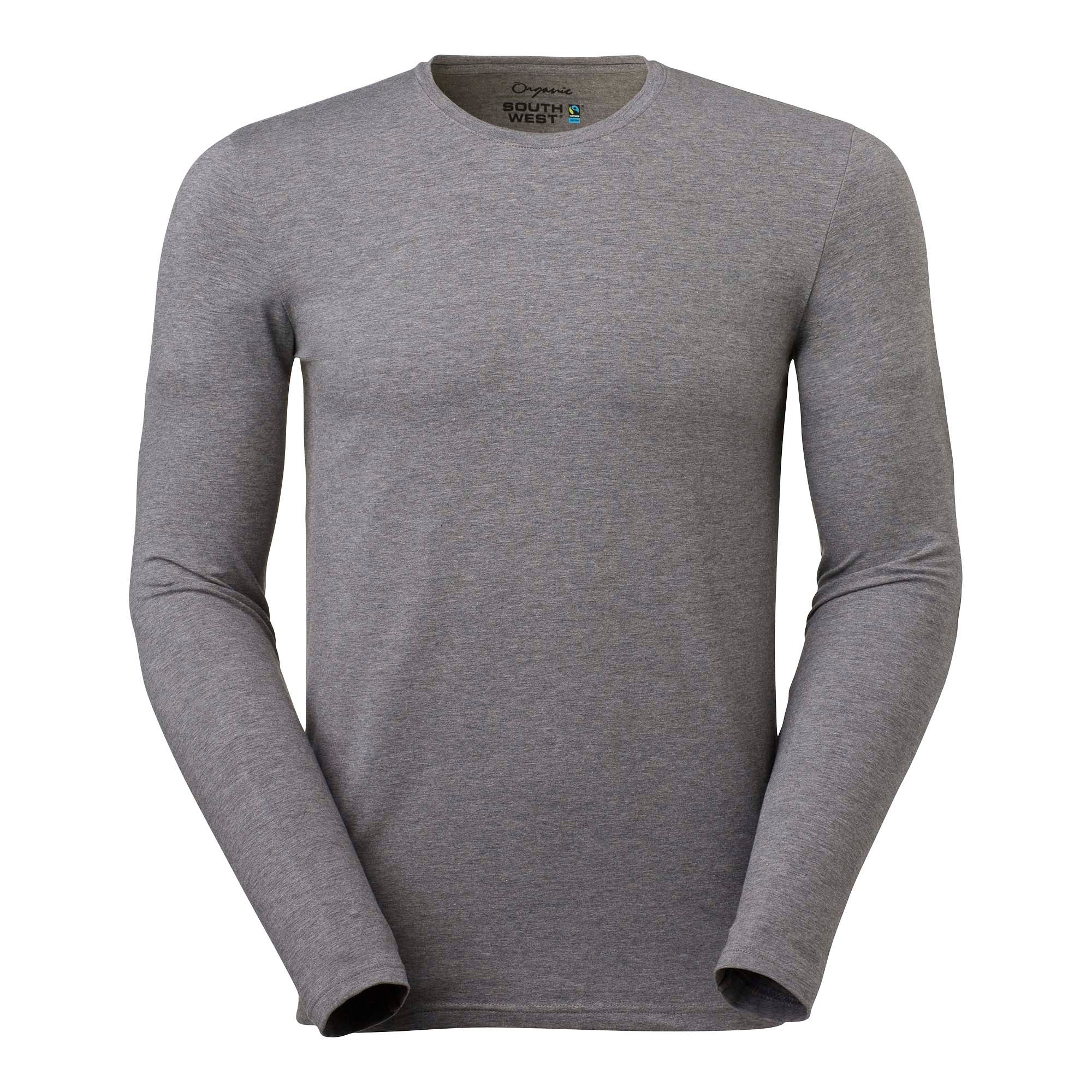 T-SHIRT LEO MS RN LS OCS M GRÅ South West