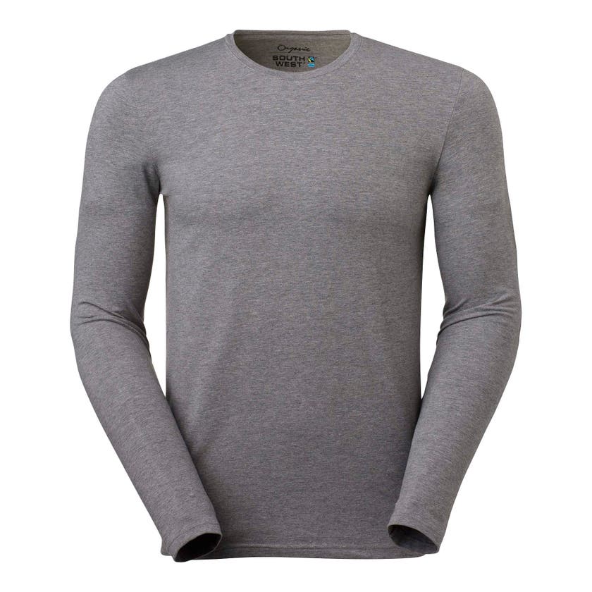 T-SHIRT LEO MS RN LS OCS M GRÅ South West