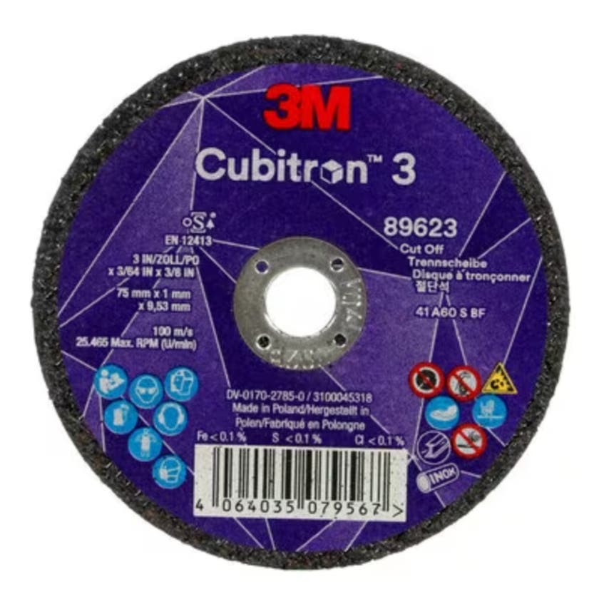 KAPSKIVA CUBITRON 3 8962 3, 60+, T41, 75 MM X 1 MM X 9.