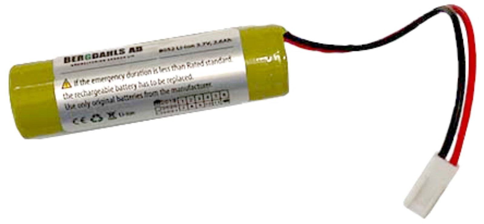Batteri 3,7V 2,6AH li-ion