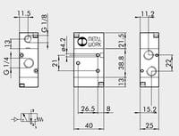 VENTIL PNV 33 PNS 1/4 NC