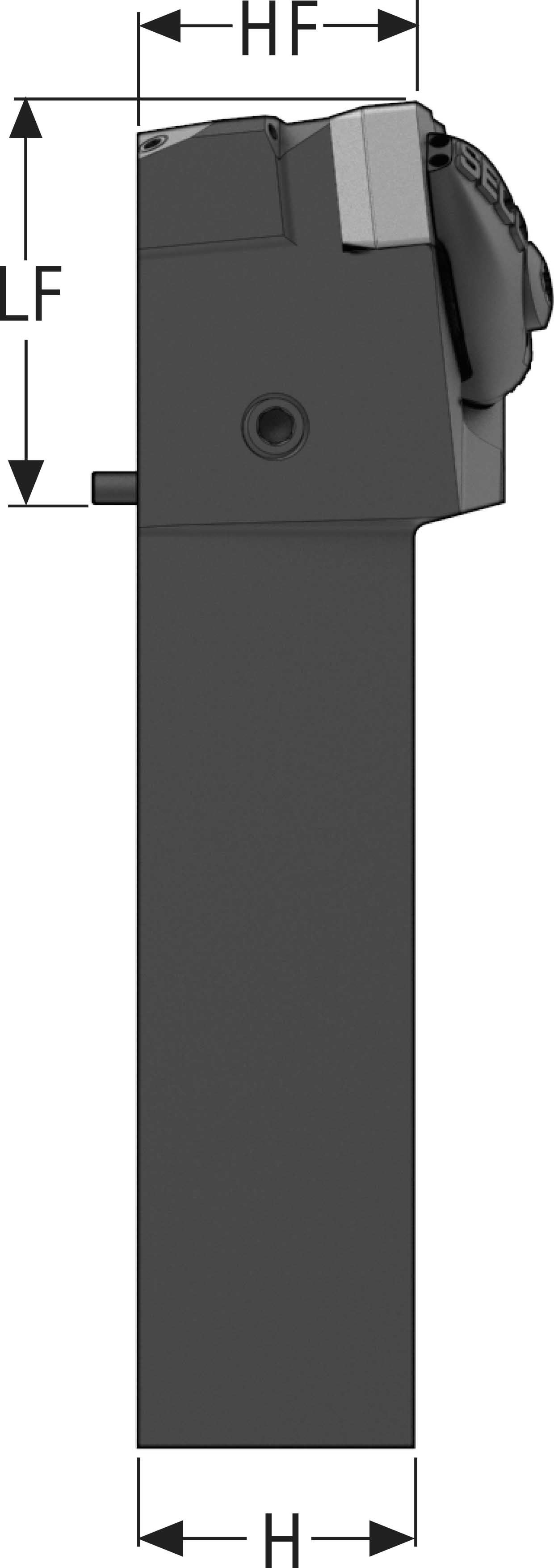 HÅLLARE DCLNL2525X12JETI