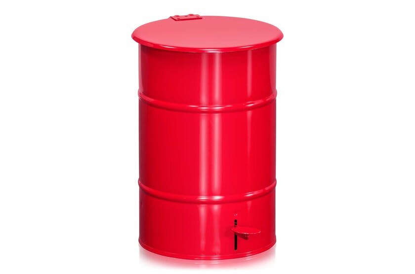 Avfallsbehållare 30 l inkl. Fo tpedal Röd