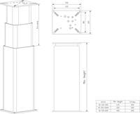 Lyftpelare Teleskopisk LC 150 Eldrift S600