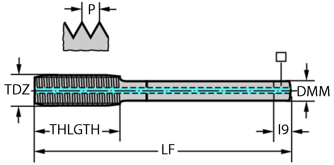 GÄNGTAPP TC420-M16-L1-WW60AD Thread Formers, HSS-E, Supreme