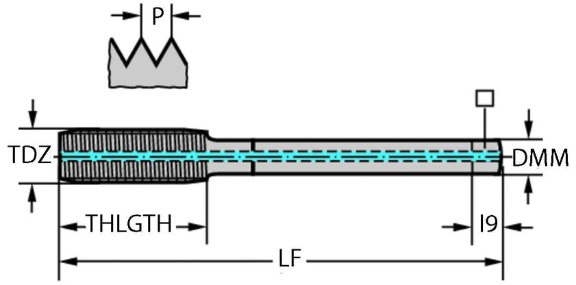 GÄNGTAPP TC420-M16-L1-WW60AD Thread Formers, HSS-E, Supreme