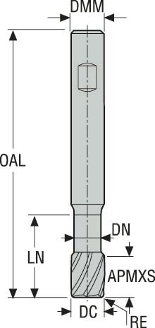 PINNFRÄS HM 490VL120R050Z3.0A-MEGA-TW