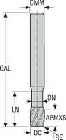 PINNFRÄS HM 490VL200R200Z3.0A-MEGA-T