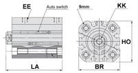 CD55B32-100 KOMPAKTCYLINDER ENL. STANDARD