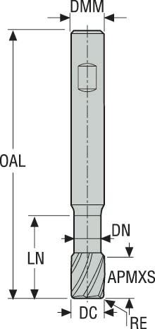 PINNFRÄS HM 490VL200R200Z3.0A-MEGA-TW
