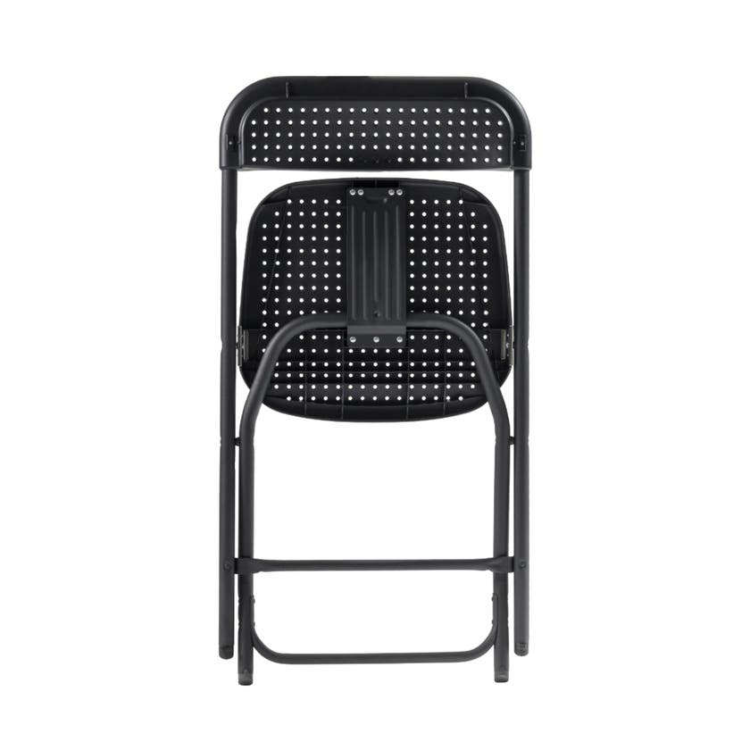 BIG ALEX, FÄLLBAR STOL, SVART SITS, SVART STATIV