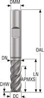 PINNFRÄS HM JS754120E2C.3Z4-HX T