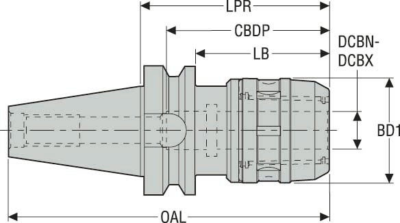 HÅLLARE BT40-UMC3.35-1250