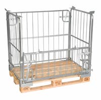 PALLCONTAINER 1000 MM ELFÖRZINKAD