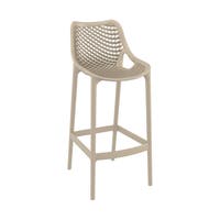 Air barstol 75 cm, taupe