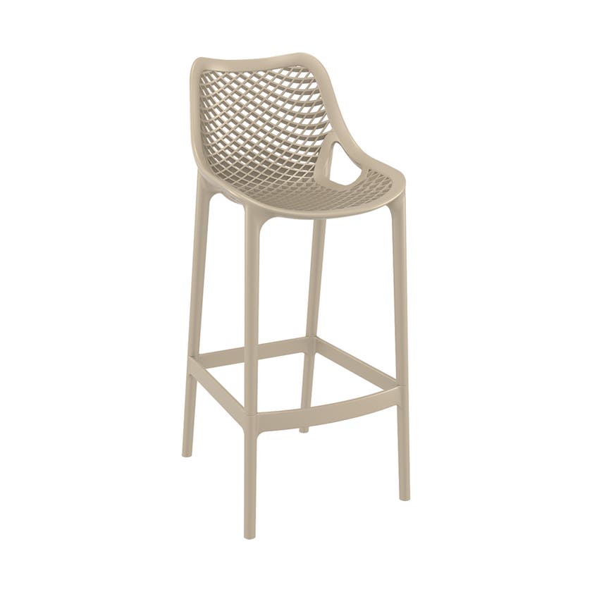 Air barstol 75 cm, taupe