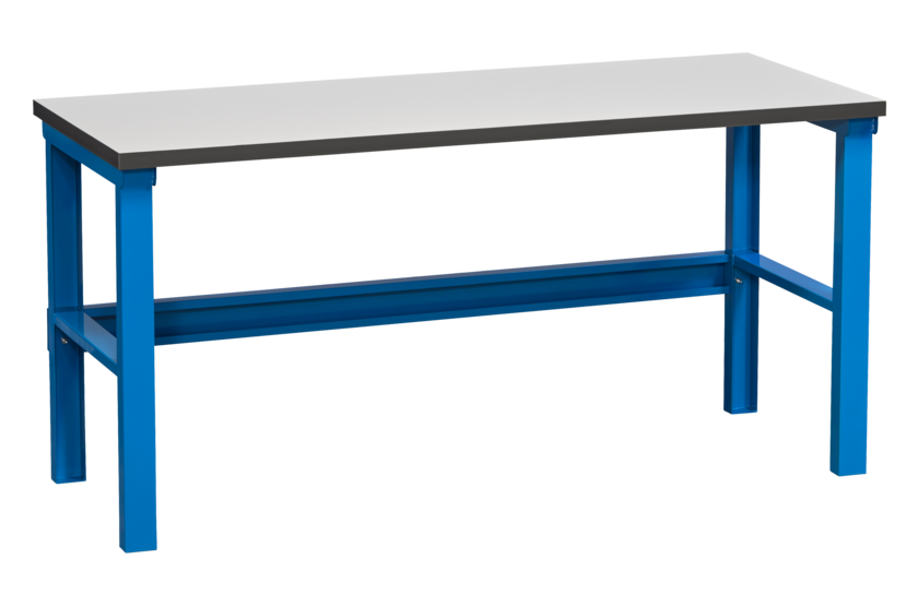 Arbetsbord Inl. Bordsskiva Grå Vinyl - 1800