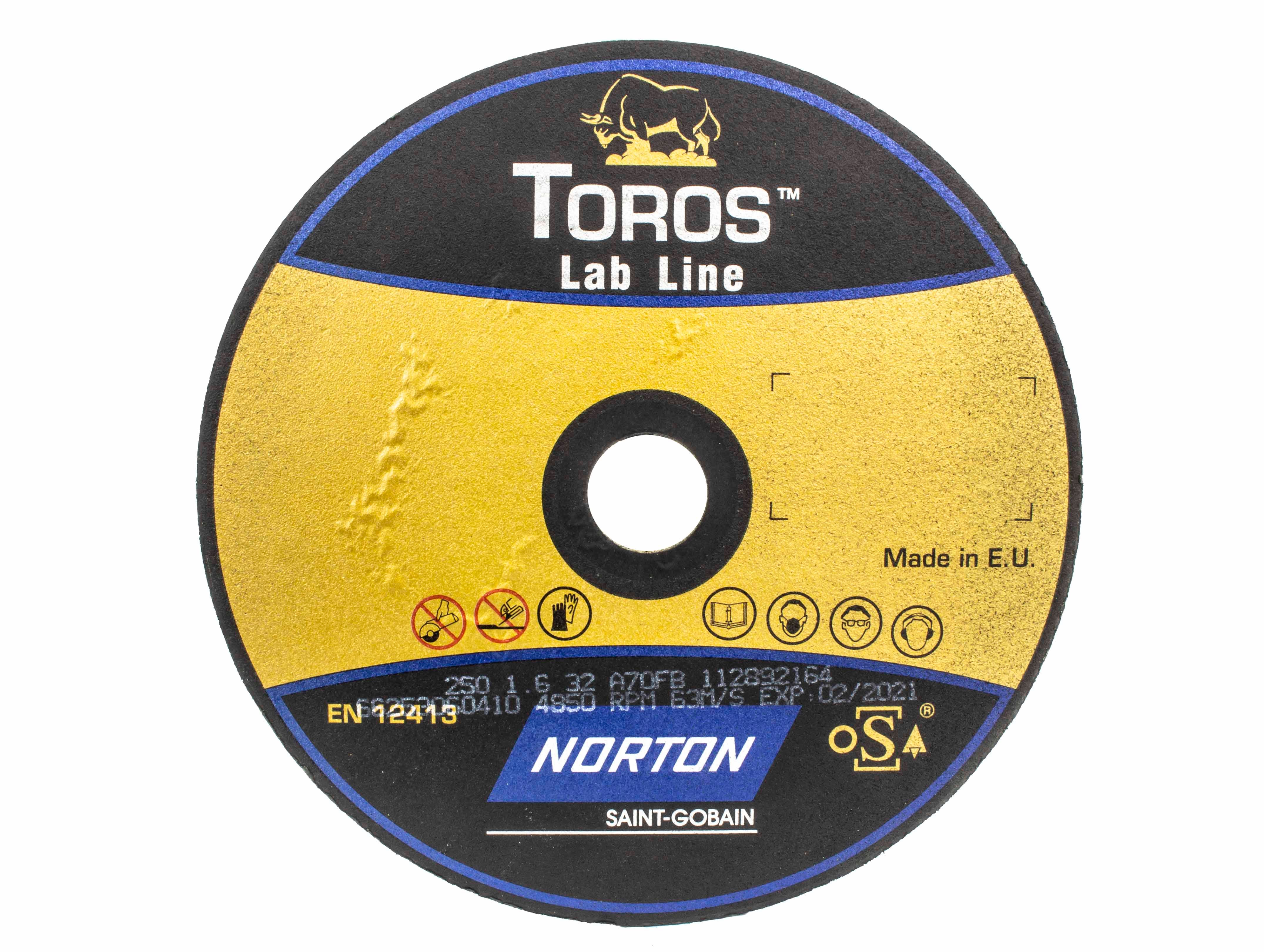 KAPSKIVA  250x1,6x32 mm TOROS