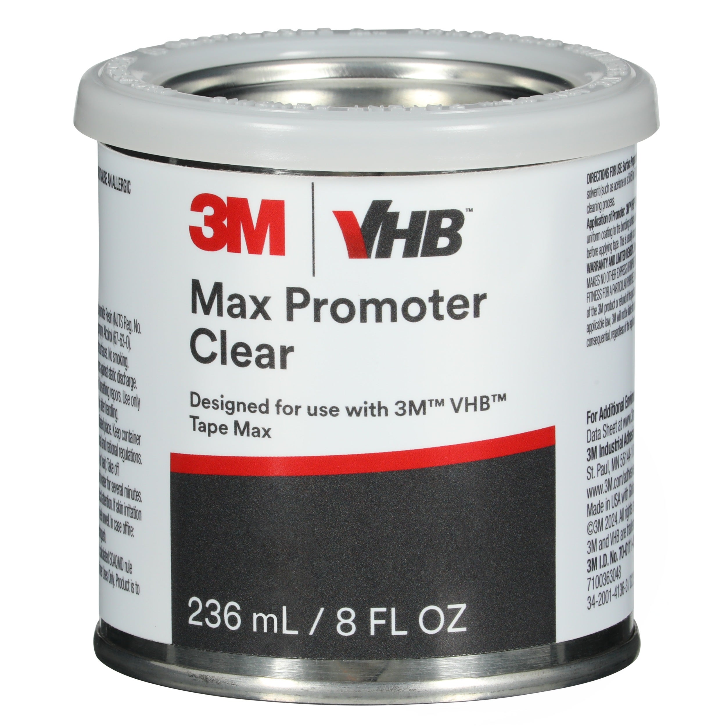 3M VHB TEJP MAX PROMOTER CLEAR 236.6 ML