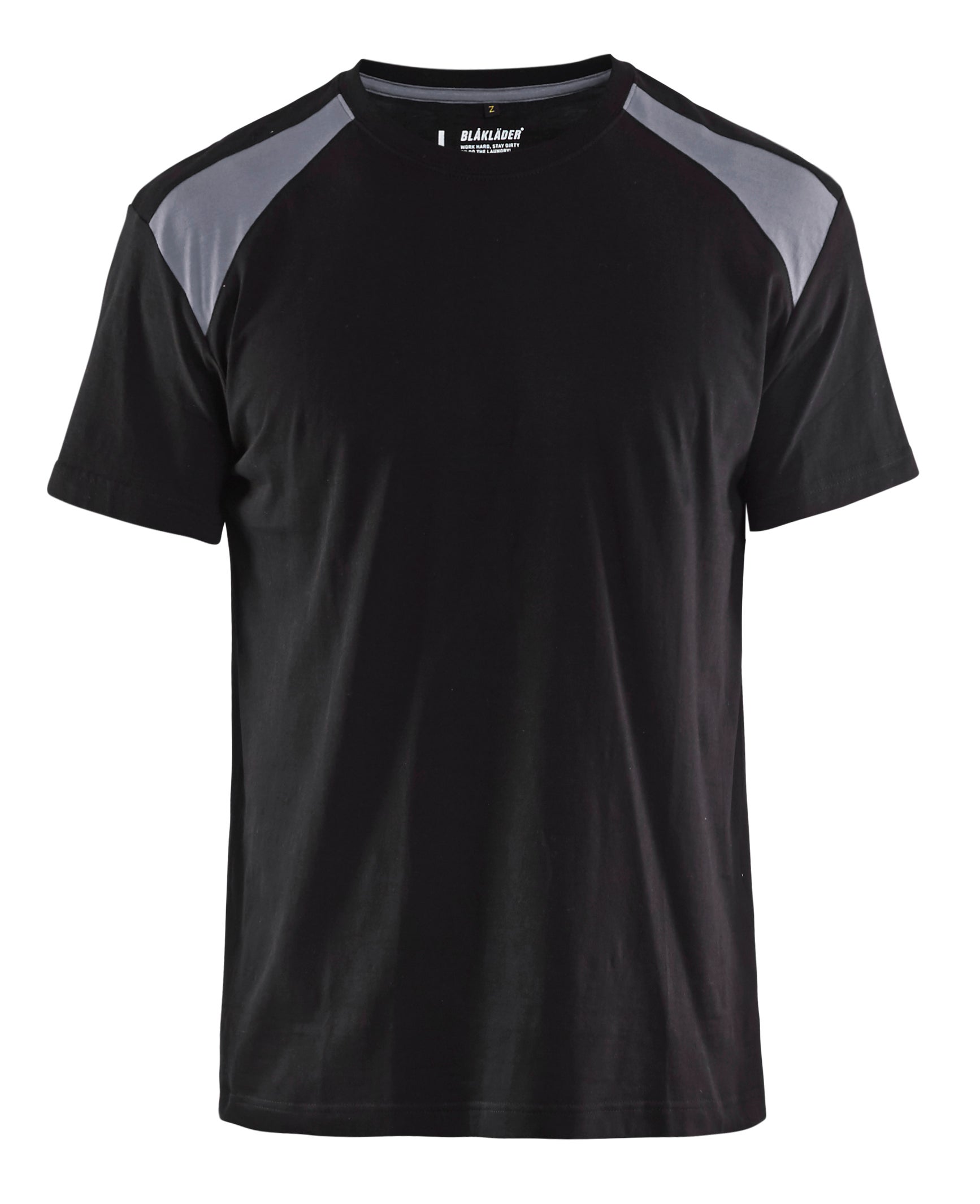 T-SHIRT 33791042 SVART/GRÅ XL