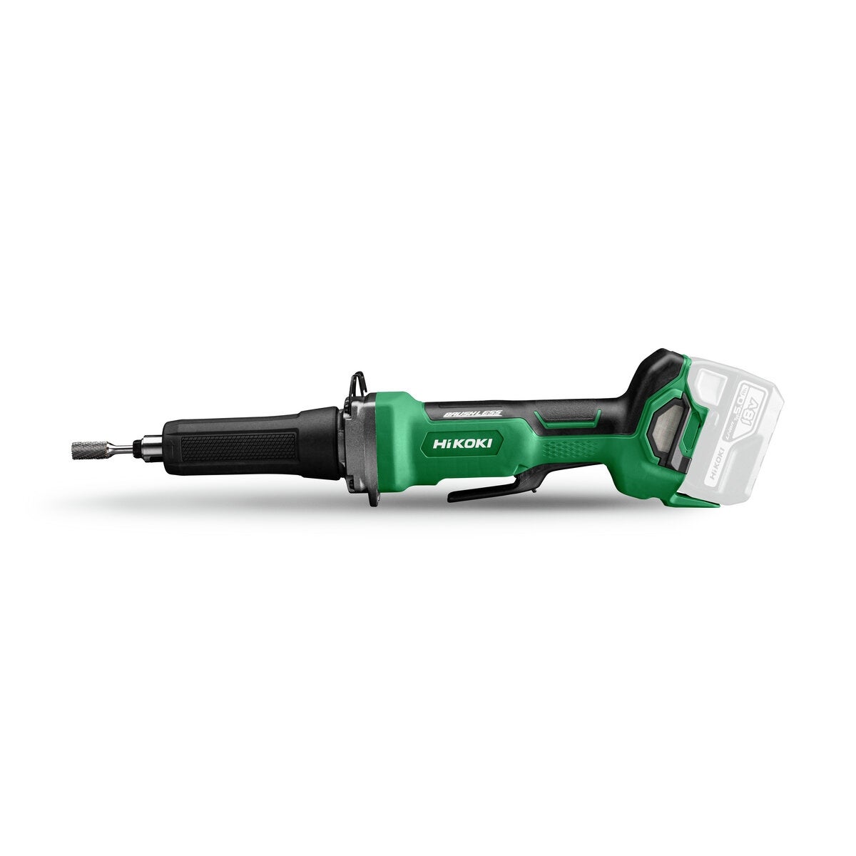 Batteridriven rak slipmaskin 18 V kolborstfri GP18DB