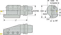 HÅLLARE E9364-ASHR-132-25JETI
